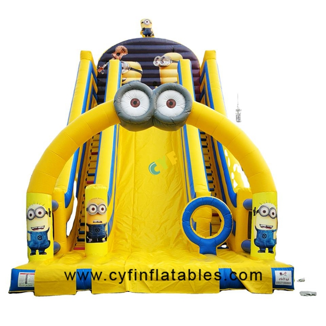 inflatable Minions slide 