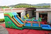 inflatable water slide