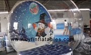 inflatable snow globe