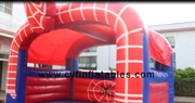 inflatable spiderman bounce house